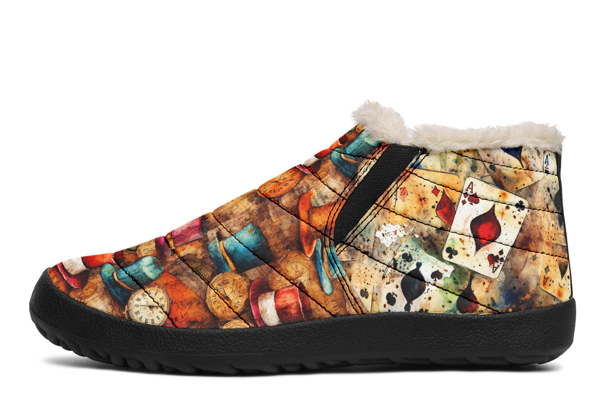 All Mad Here Winter Shoes - Offbeat Sweetie