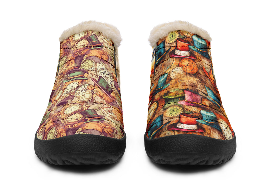 All Mad Here Winter Shoes - Offbeat Sweetie