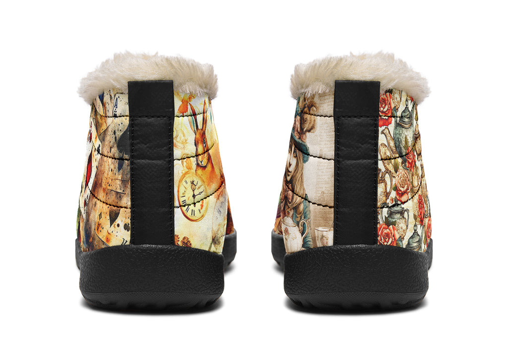 All Mad Here Winter Shoes - Offbeat Sweetie