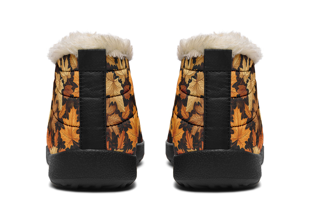 Autumn Leaves Winter Shoes - Offbeat Sweetie