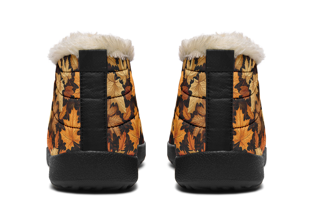 Autumn Leaves Winter Shoes - Offbeat Sweetie