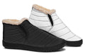 Black and White Mismatch Winter Shoes