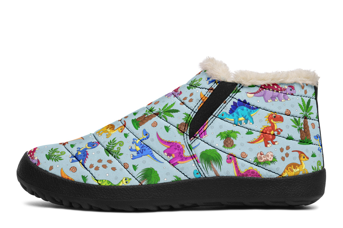 Blue Baby Dinos Winter Shoes - Offbeat Sweetie