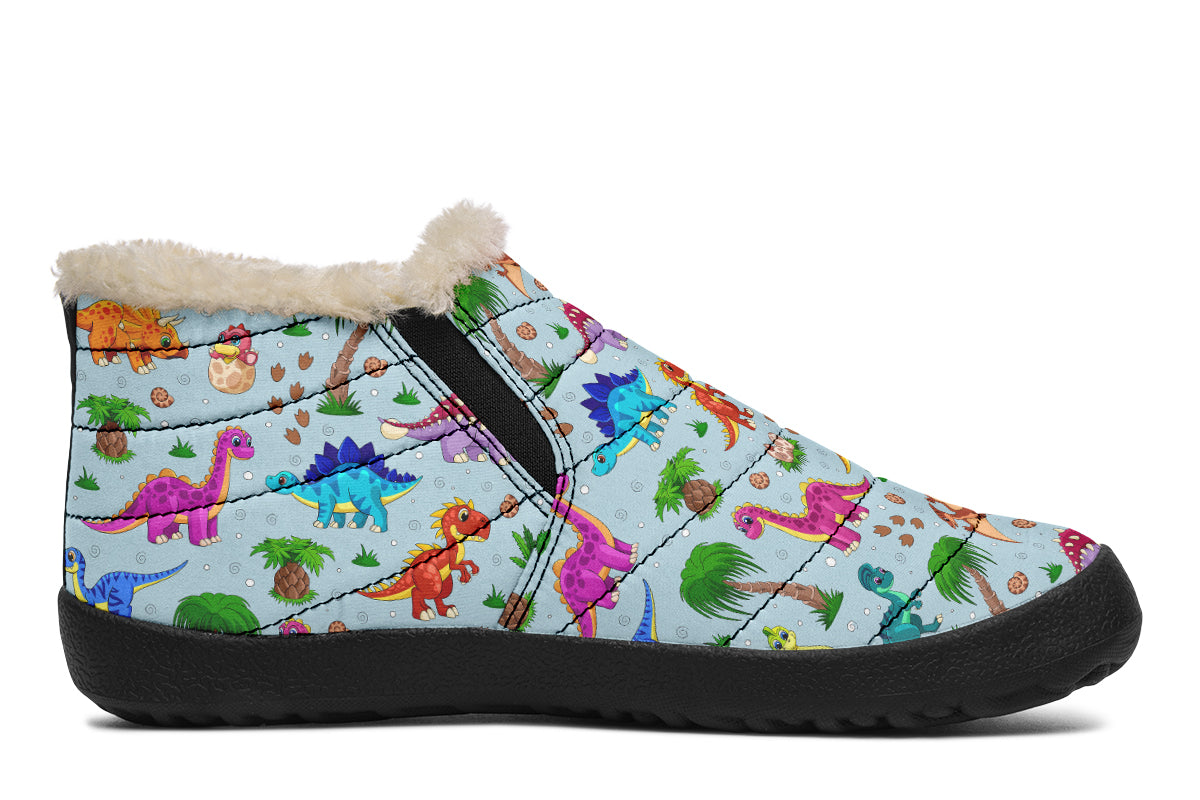 Blue Baby Dinos Winter Shoes - Offbeat Sweetie