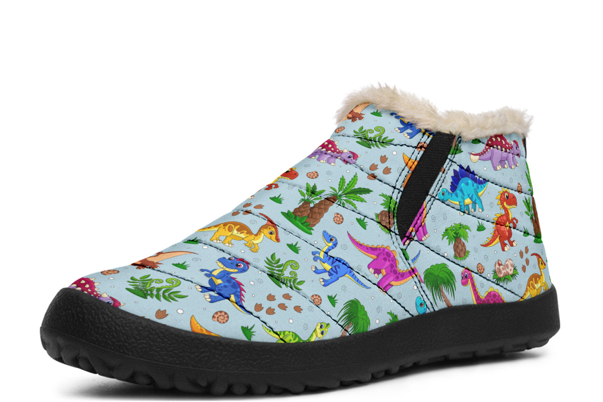 Blue Baby Dinos Winter Shoes - Offbeat Sweetie