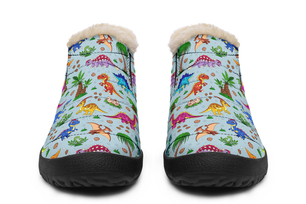 Blue Baby Dinos Winter Shoes - Offbeat Sweetie