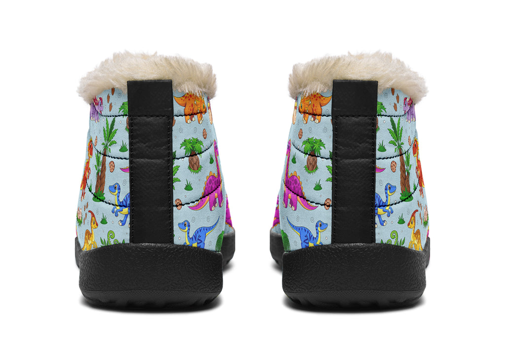 Blue Baby Dinos Winter Shoes - Offbeat Sweetie