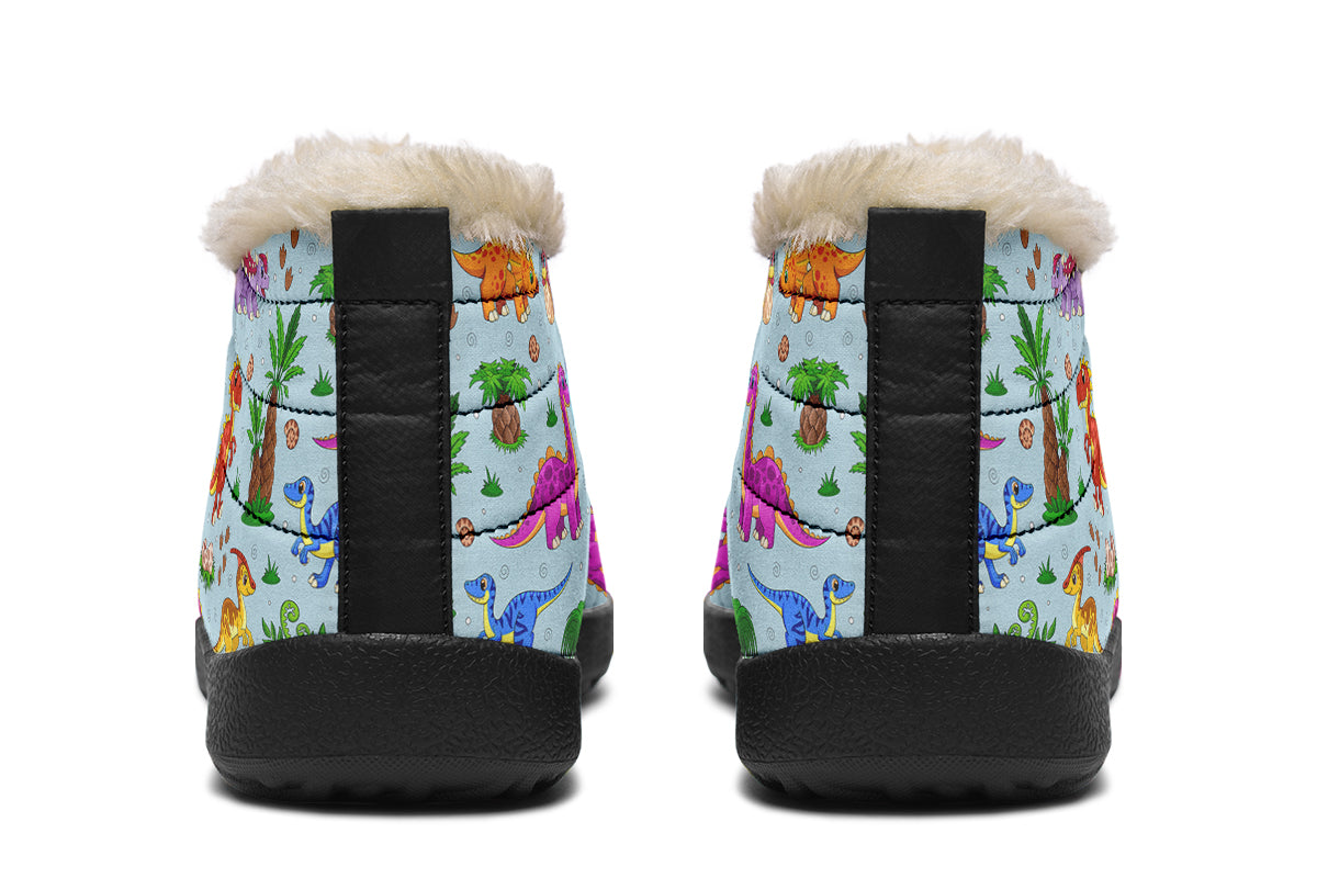 Blue Baby Dinos Winter Shoes - Offbeat Sweetie