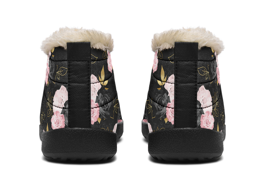 Blush Roses Winter Shoes - Offbeat Sweetie