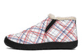 Candy Stripe Plaid Winter Shoes