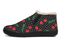 Cherries Winter Shoes - Offbeat Sweetie