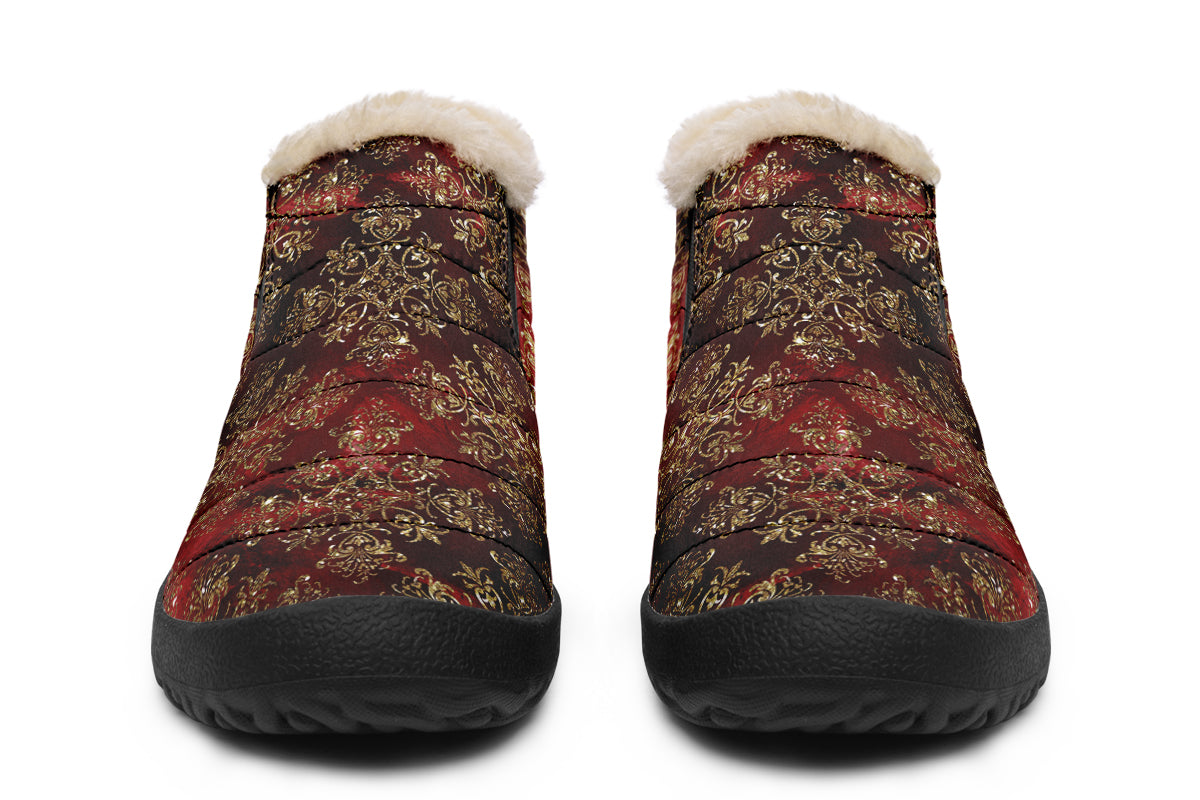 Christmas Wrapping Paper Winter Shoes - Offbeat Sweetie
