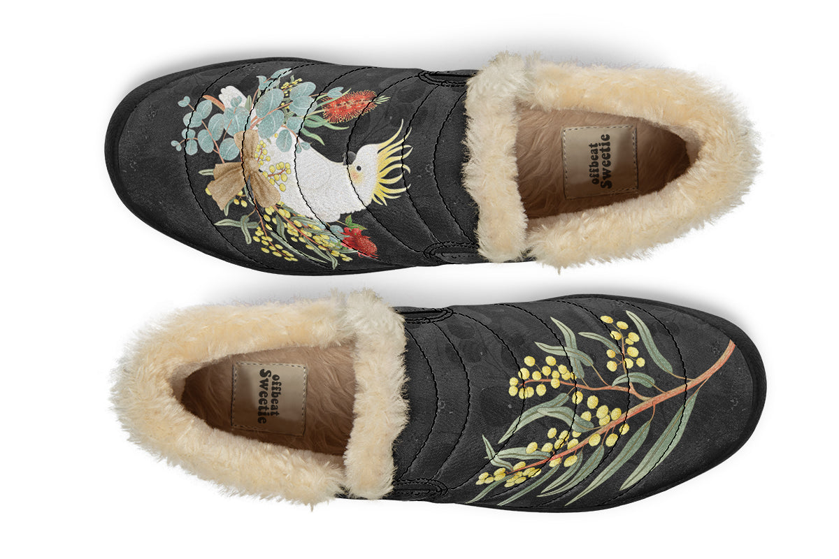 Cockatoo Winter Shoes - Offbeat Sweetie