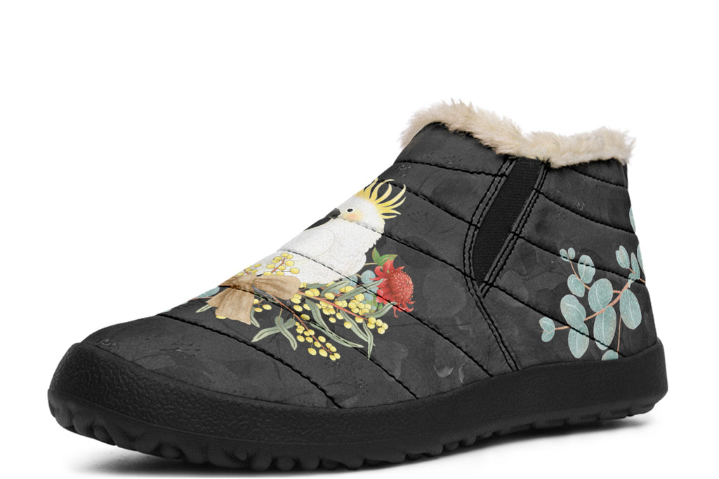 Cockatoo Winter Shoes - Offbeat Sweetie