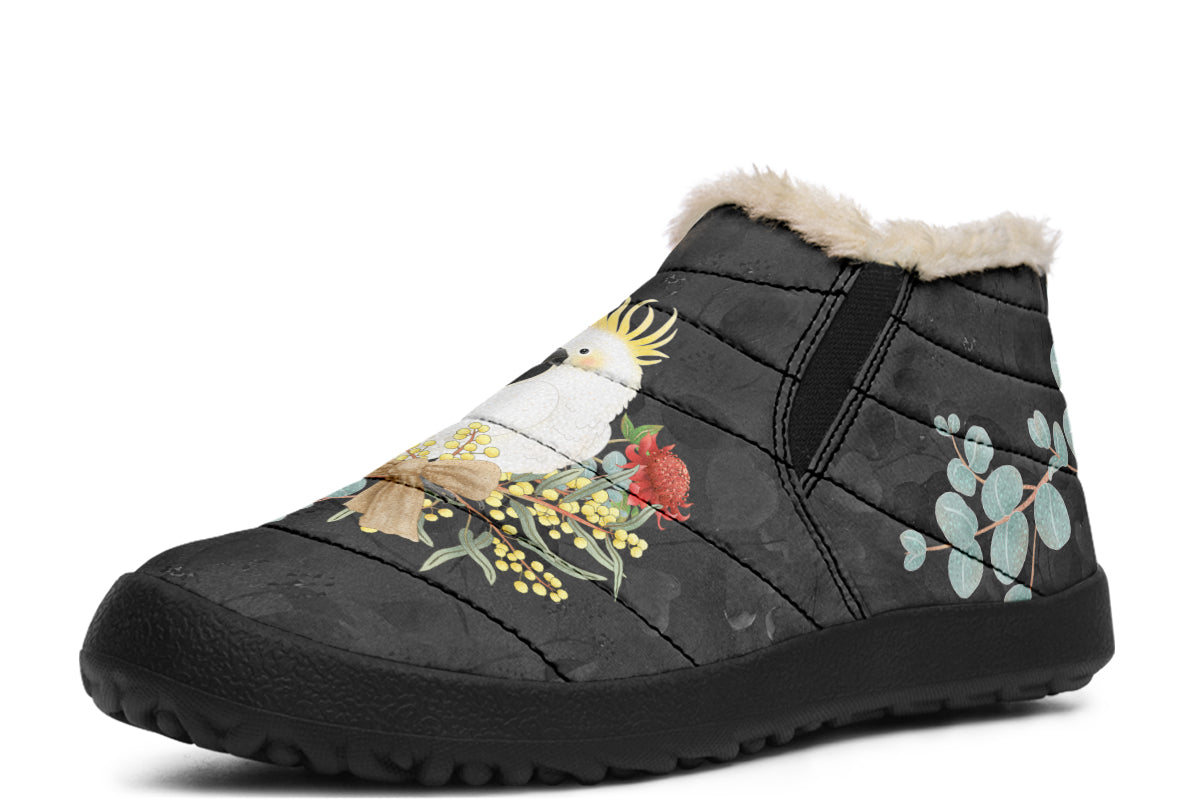 Cockatoo Winter Shoes - Offbeat Sweetie