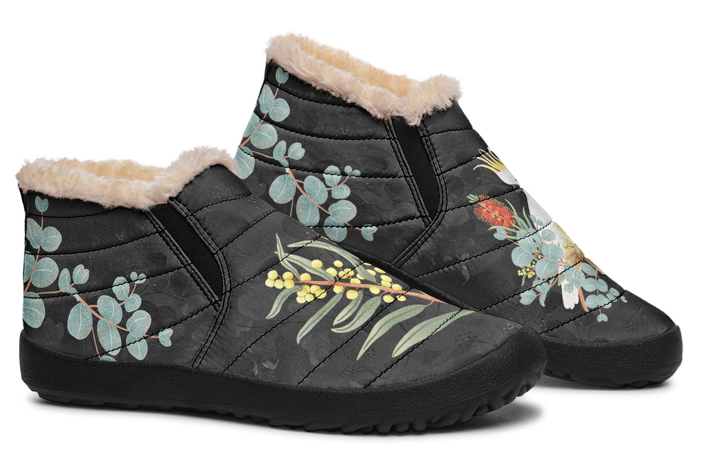 Cockatoo Winter Shoes - Offbeat Sweetie