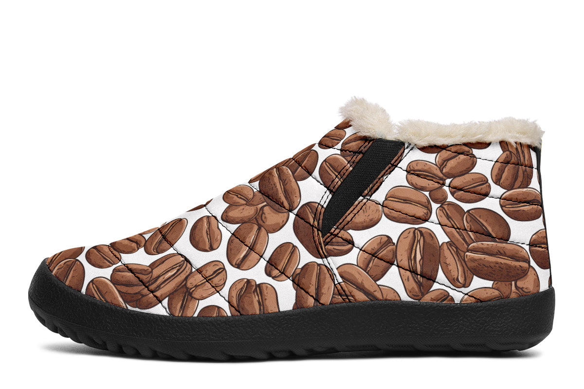 Coffee Beans Winter Shoes