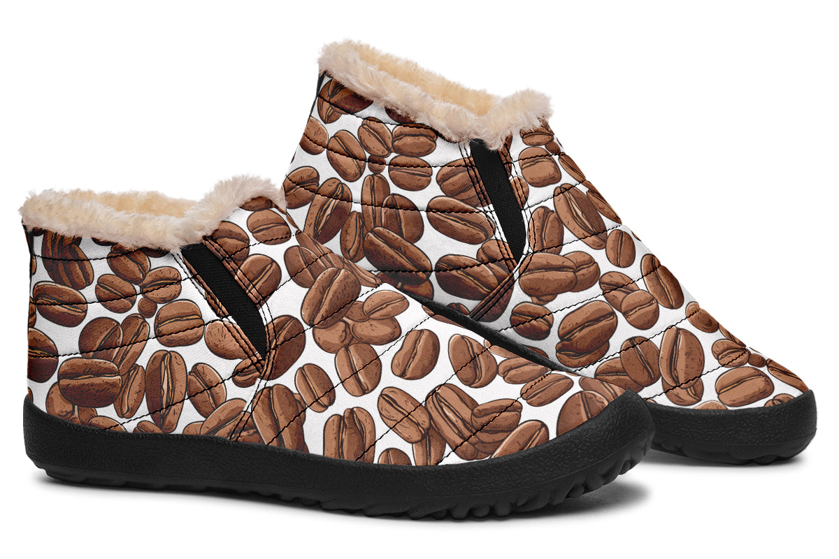 Coffee Beans Winter Shoes