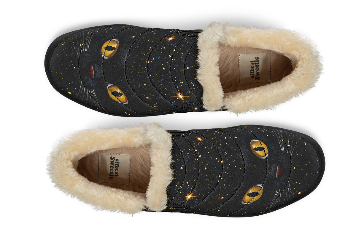 Cosmic Cat Eyes Winter Shoes