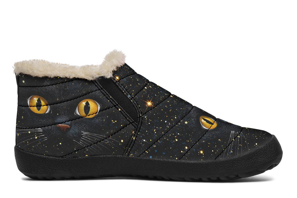 Cosmic Cat Eyes Winter Shoes