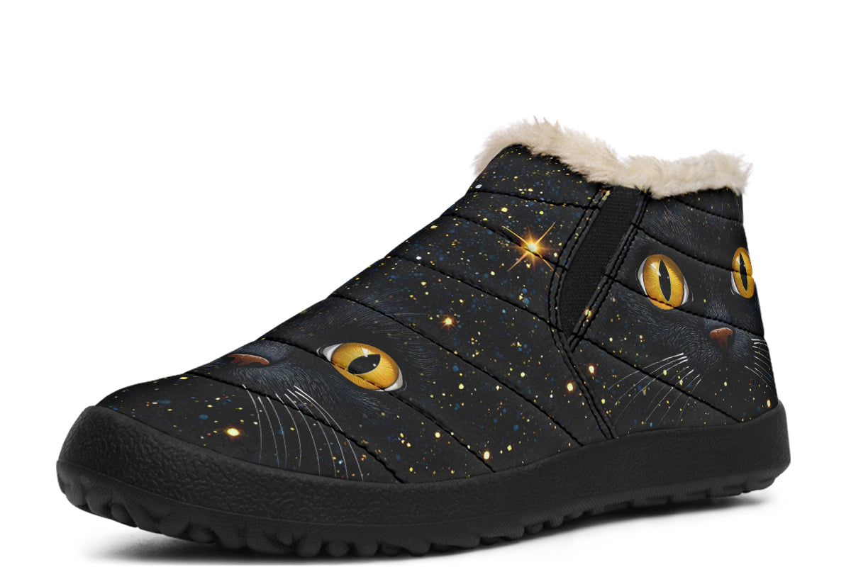 Cosmic Cat Eyes Winter Shoes