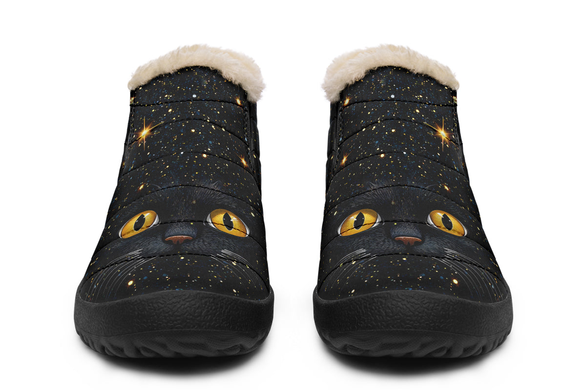 Cosmic Cat Eyes Winter Shoes