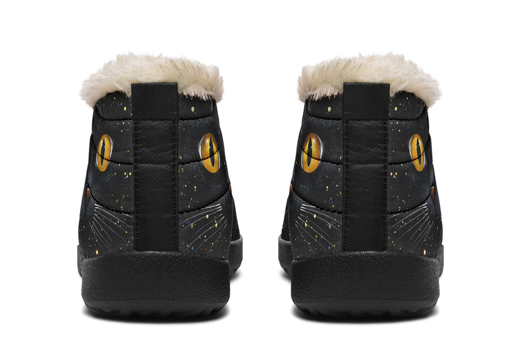 Cosmic Cat Eyes Winter Shoes