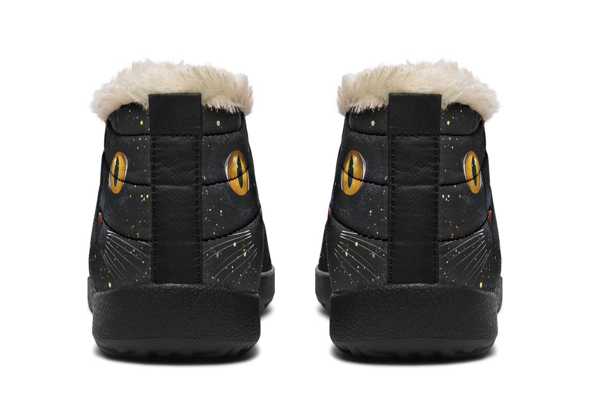 Cosmic Cat Eyes Winter Shoes