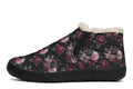 Crows And Roses Winter Shoes - Offbeat Sweetie