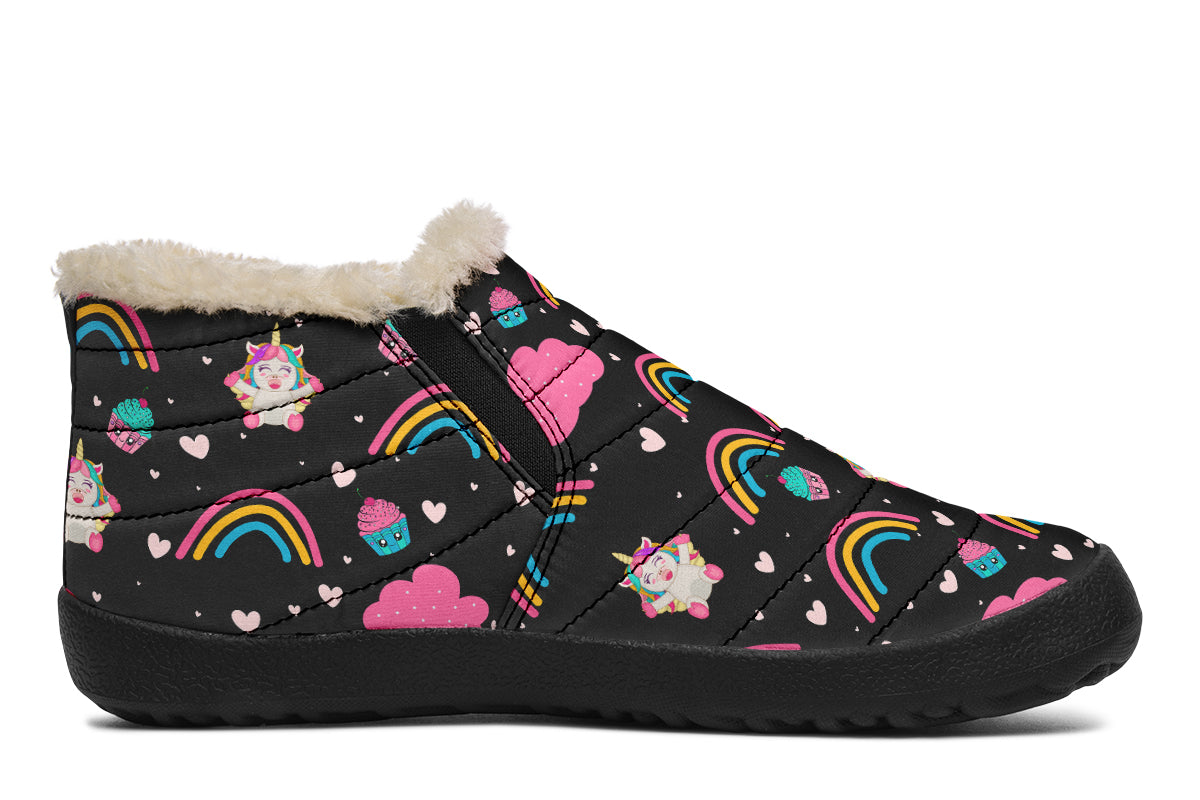 Cutesy Unicorns Winter Shoes - Offbeat Sweetie