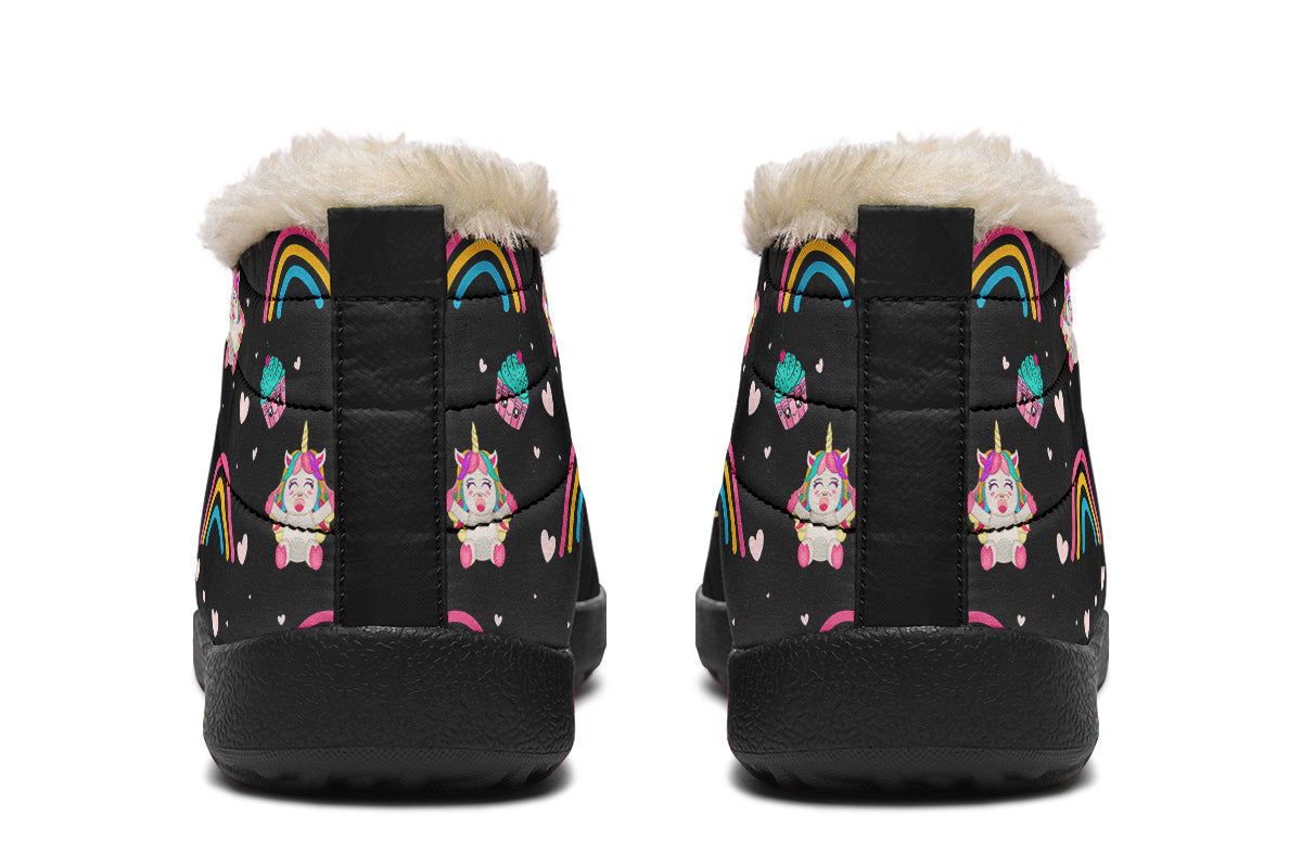 Cutesy Unicorns Winter Shoes - Offbeat Sweetie