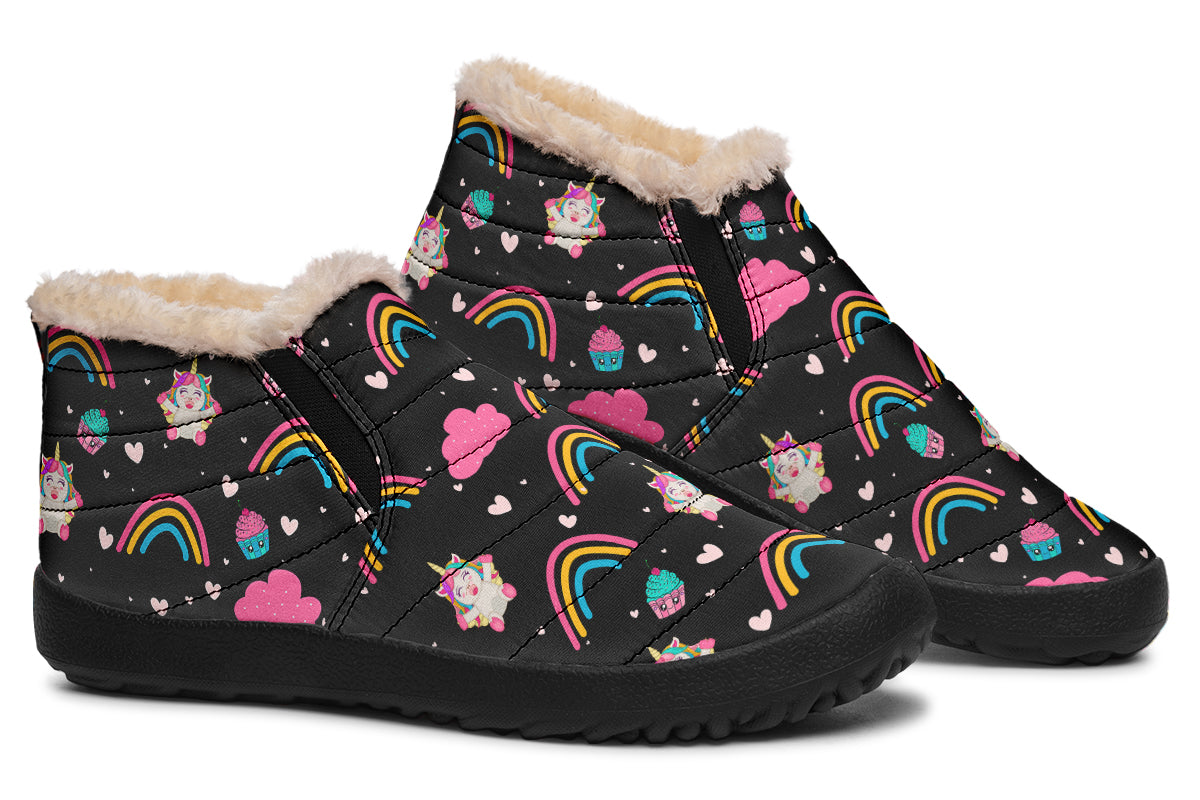 Cutesy Unicorns Winter Shoes - Offbeat Sweetie