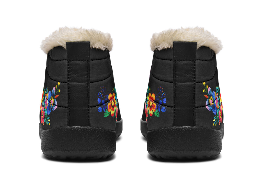 Day of the Dead Winter Shoes - Offbeat Sweetie
