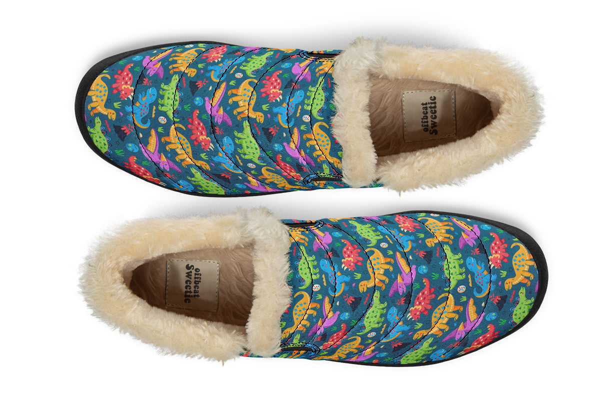 Dinosaur Friends Winter Shoes - Offbeat Sweetie