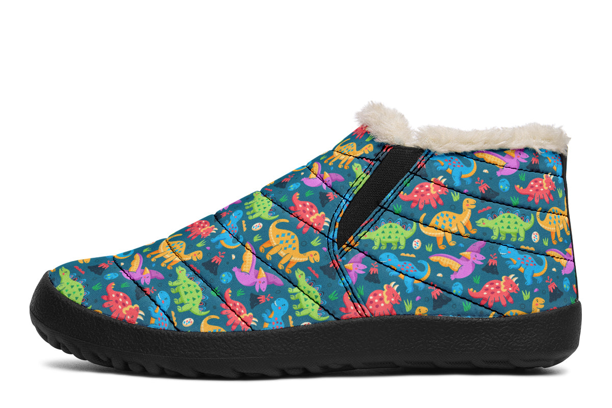 Dinosaur Friends Winter Shoes - Offbeat Sweetie