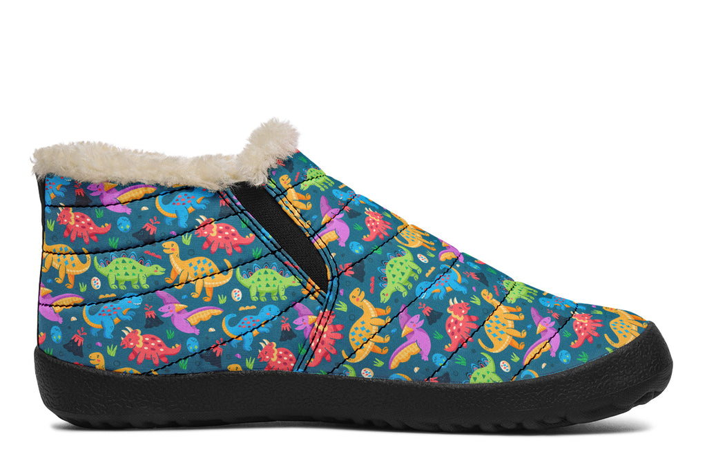 Dinosaur Friends Winter Shoes - Offbeat Sweetie