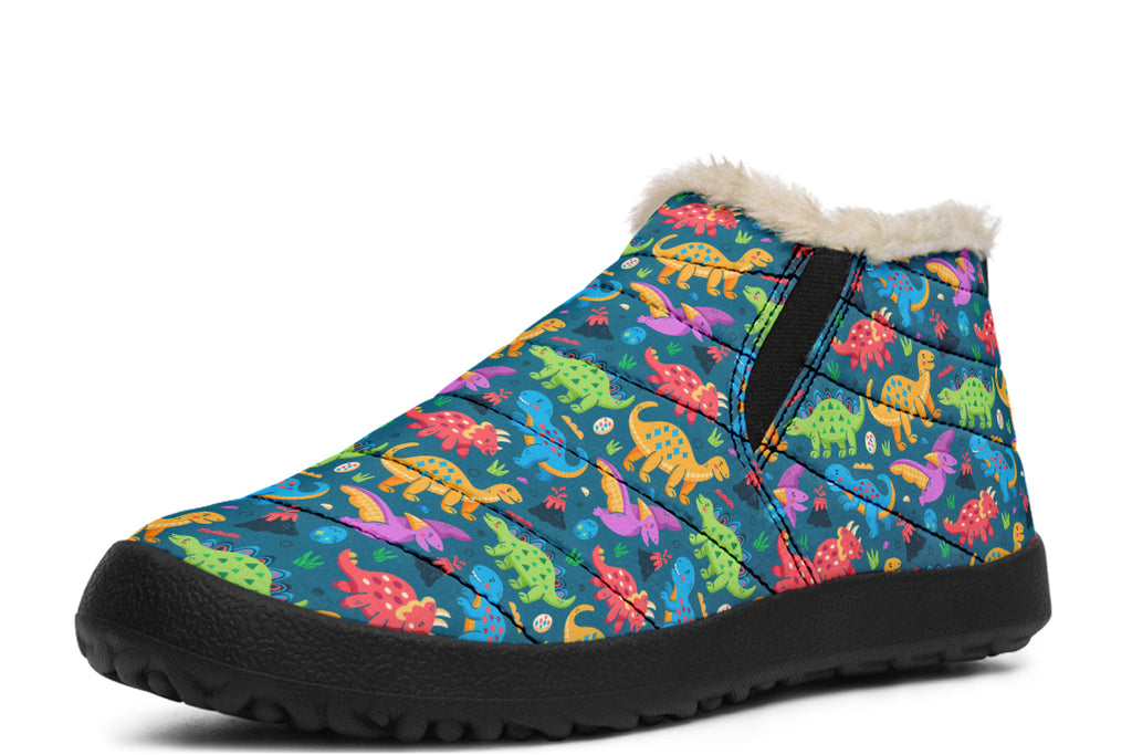 Dinosaur Friends Winter Shoes - Offbeat Sweetie