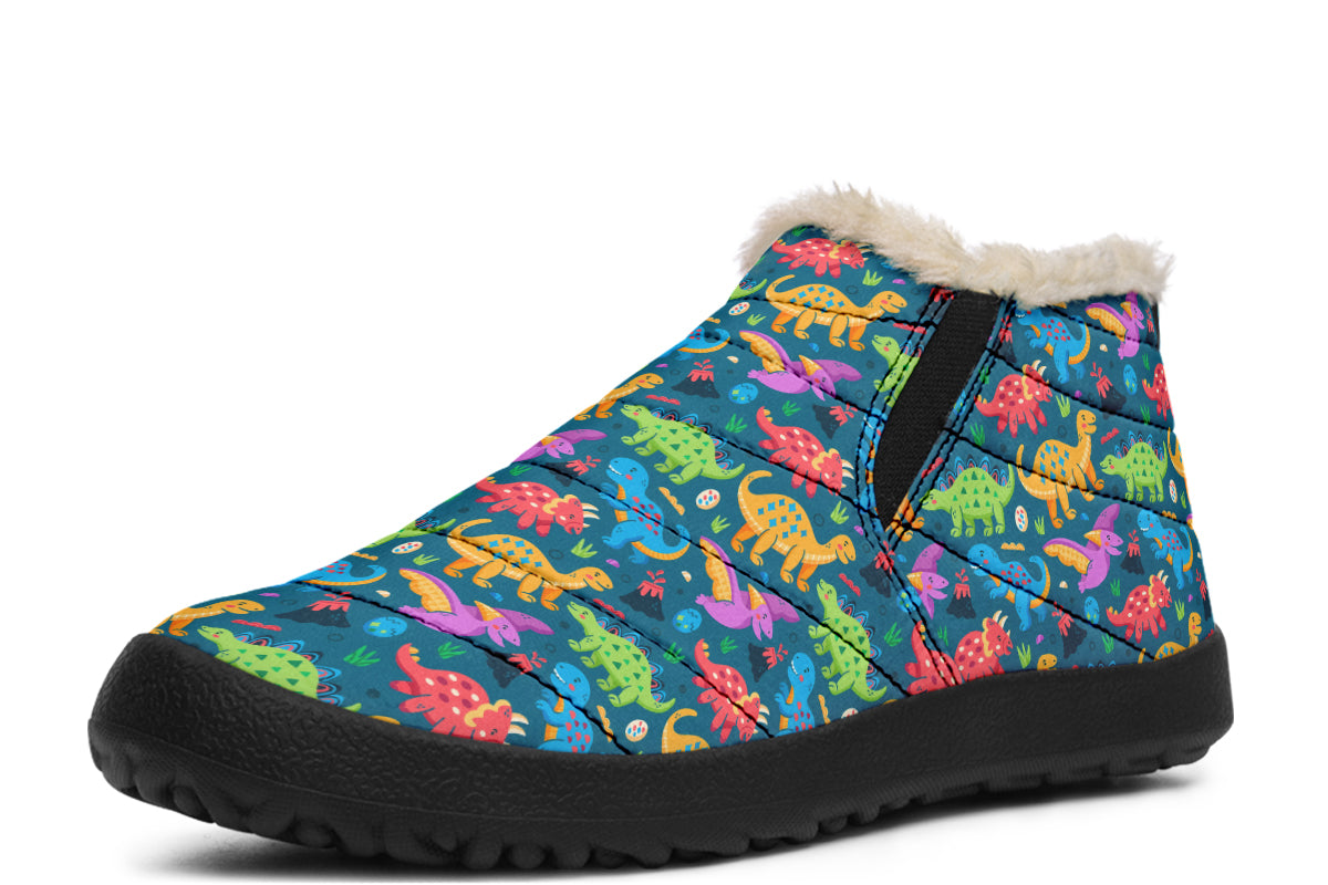 Dinosaur Friends Winter Shoes - Offbeat Sweetie