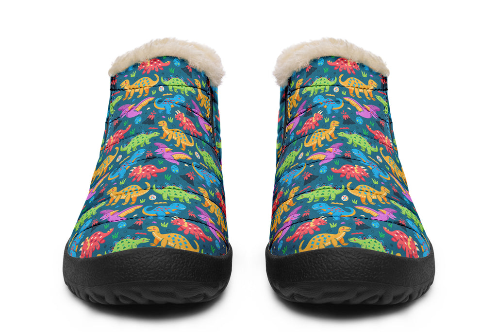 Dinosaur Friends Winter Shoes - Offbeat Sweetie