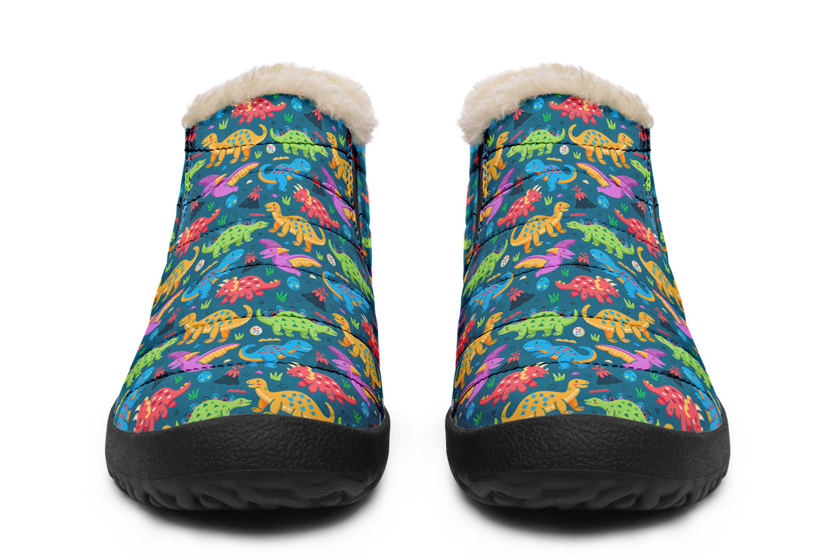 Dinosaur Friends Winter Shoes - Offbeat Sweetie