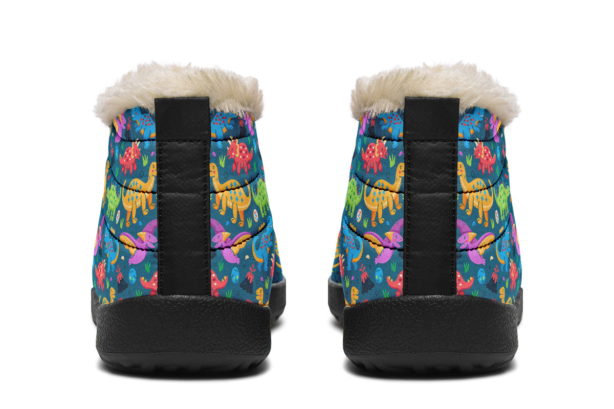 Dinosaur Friends Winter Shoes - Offbeat Sweetie