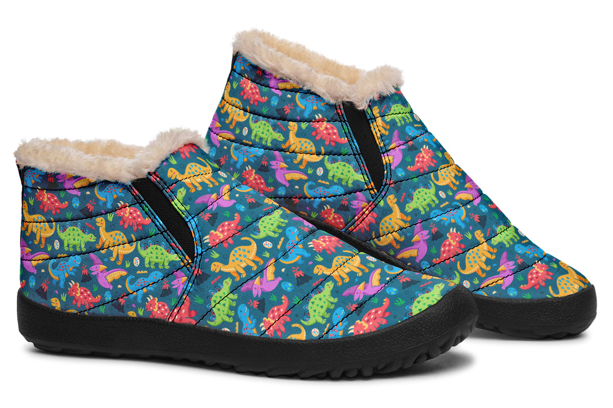 Dinosaur Friends Winter Shoes - Offbeat Sweetie