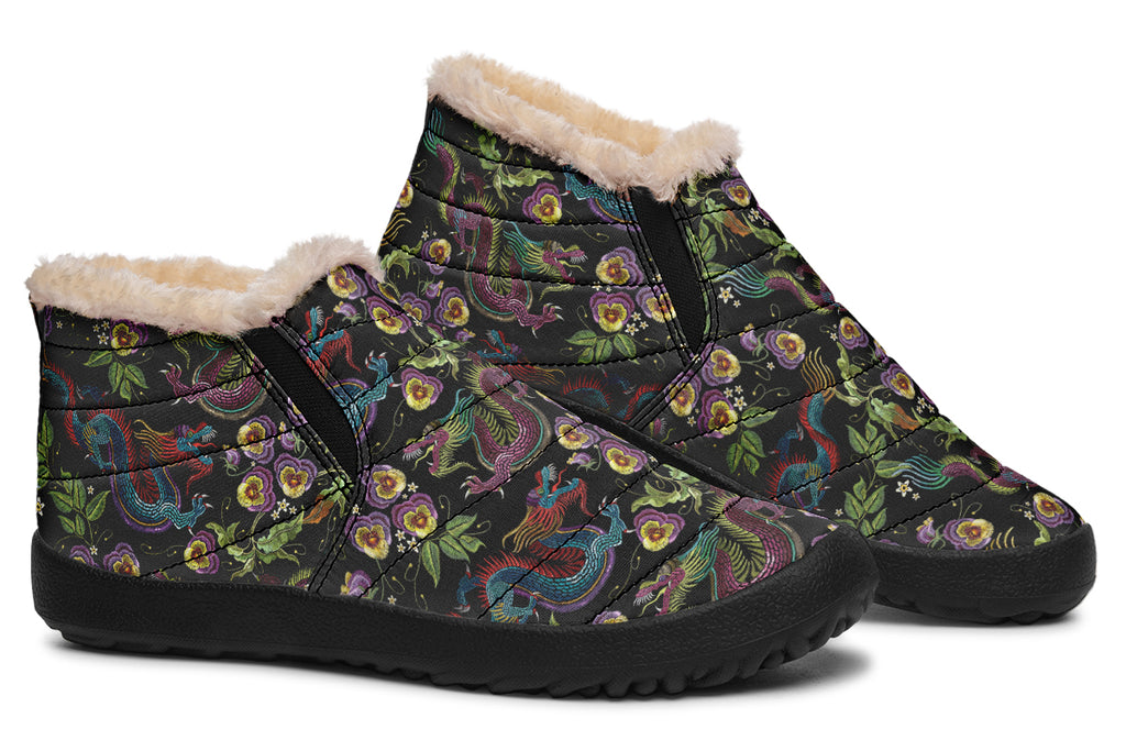 Dragon Noir Winter Shoes