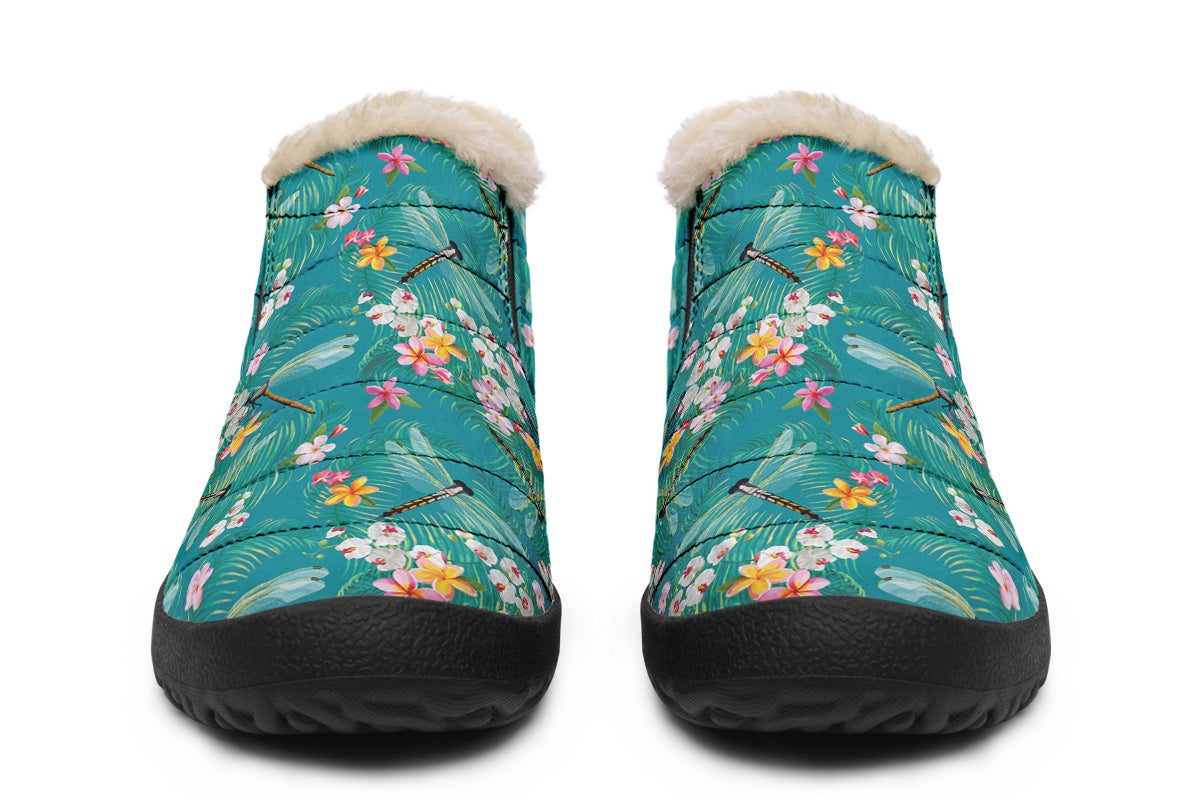 Dragonflies Winter Shoes - Offbeat Sweetie