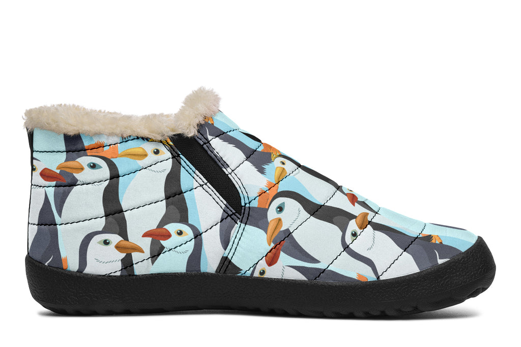 Penguin Party Winter Shoes - Offbeat Sweetie
