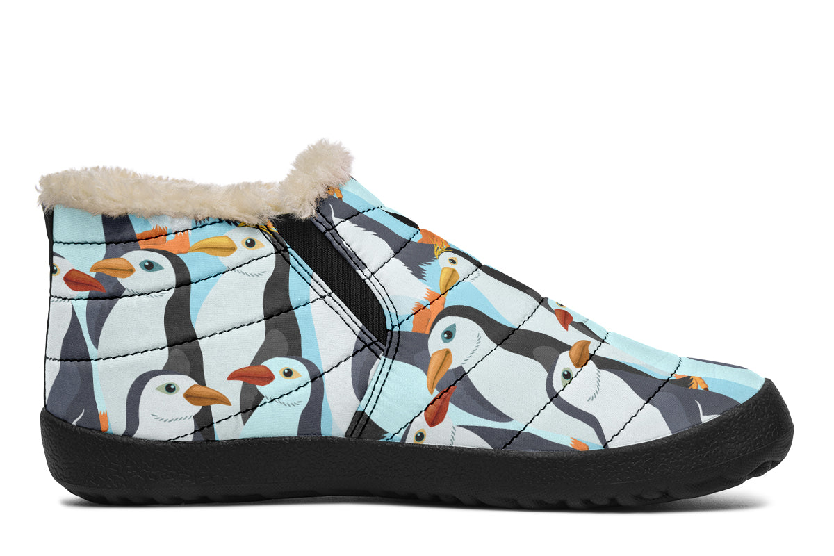 Penguin Party Winter Shoes - Offbeat Sweetie