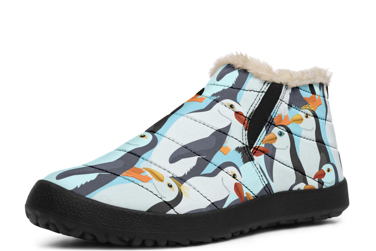Penguin Party Winter Shoes - Offbeat Sweetie