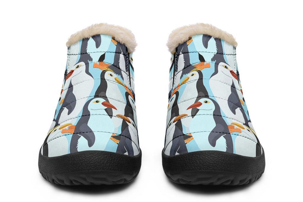 Penguin Party Winter Shoes - Offbeat Sweetie