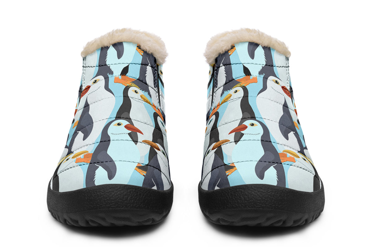Penguin Party Winter Shoes - Offbeat Sweetie