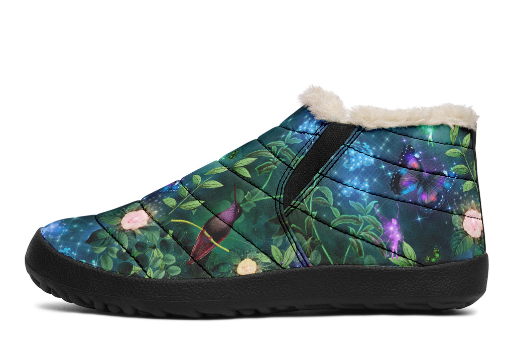Enchanted Garden Winter Shoes - Offbeat Sweetie